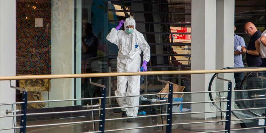 Foto van forensisch onderzoek woonmall Alexandrium | Flashphoto | www.flashphoto.nl