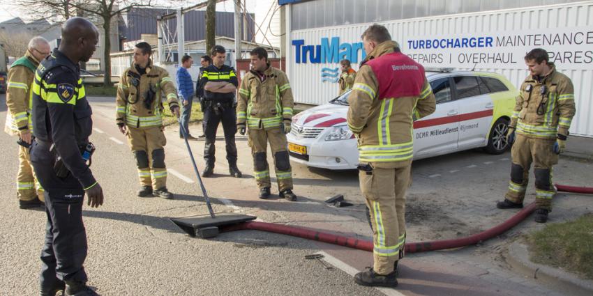 Afsluitingen na grote lekkage zwavelzuur
