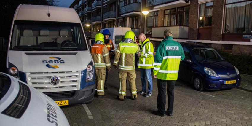 Gaslek door brand in kelder, 40 woningen ontruimd