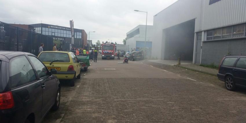 Flinke brand in bedrijfspand