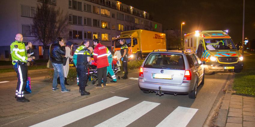 Vrouw aangereden door auto in Schiedam