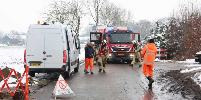 gaslek-brandweer-sneeuw