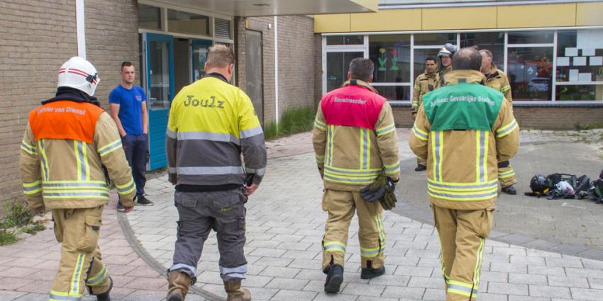 Einde partijtje schoolvoetbal na gaslek in Vlaardingen