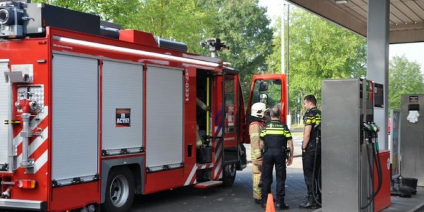 Gaslucht in shop van tankstation Vlaardingen 