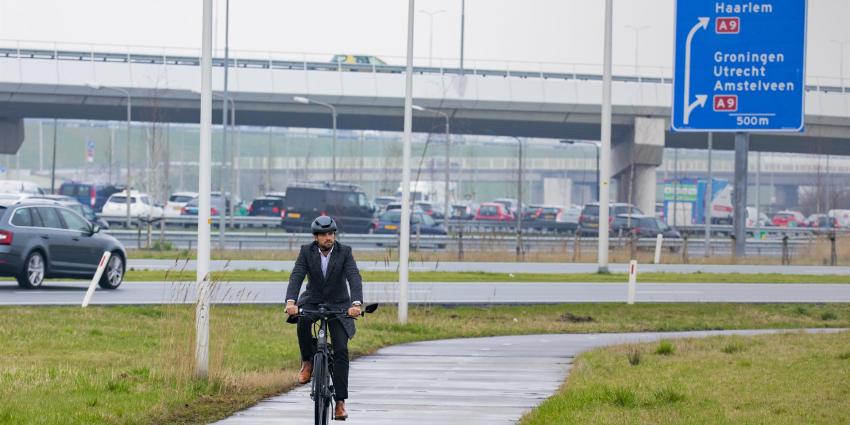 Fietsconcept voorkomt fileleed rond Schiphol