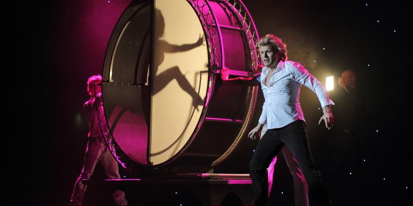 Hans Klok tijdens show