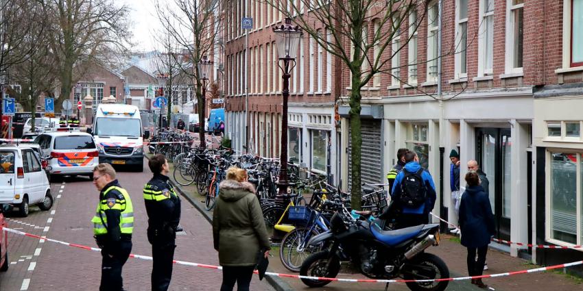 Pand beschoten op de Agatha Dekenstraat in Amsterdam, 