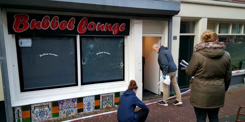 Pand beschoten op de Agatha Dekenstraat in Amsterdam, 