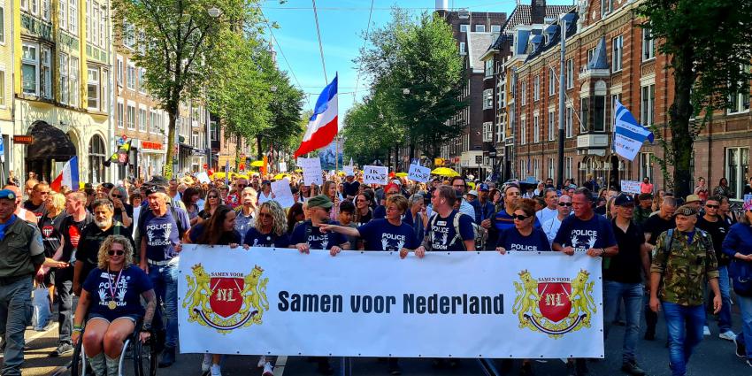 Demonstratie op de Dam