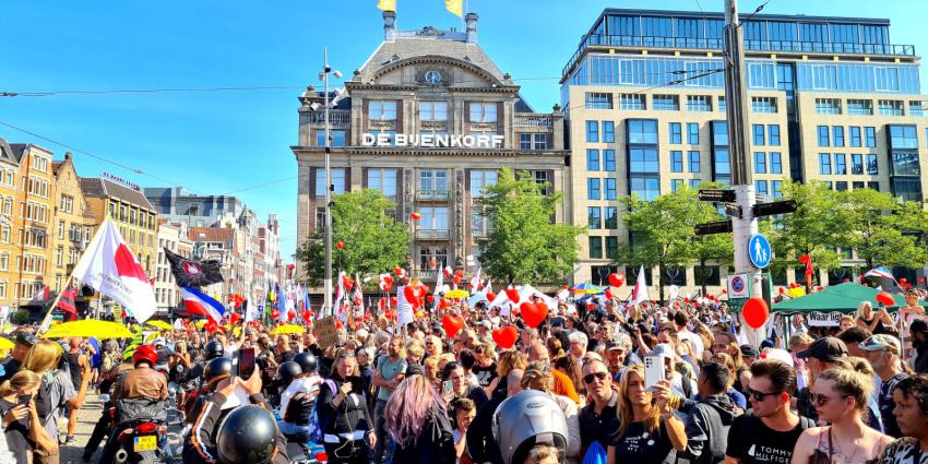 Demonstratie op de Dam