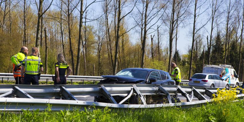 Forse vertraging op A2 door ongeval