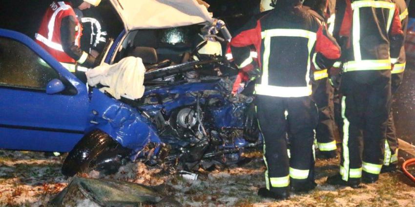Dode bij ernstig ongeval op N34 bij Zuidlaren