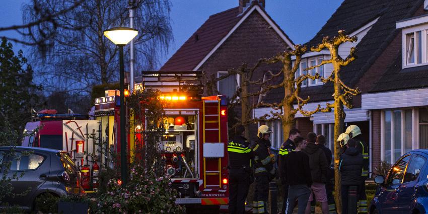 Veel rookontwikkeling bij woningbrand in Esch
