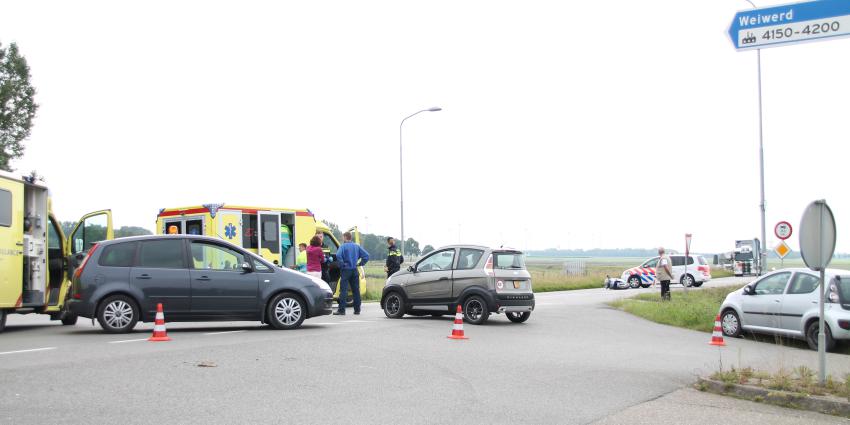 Motorrijder gewond bij aanrijding in Delfzijl