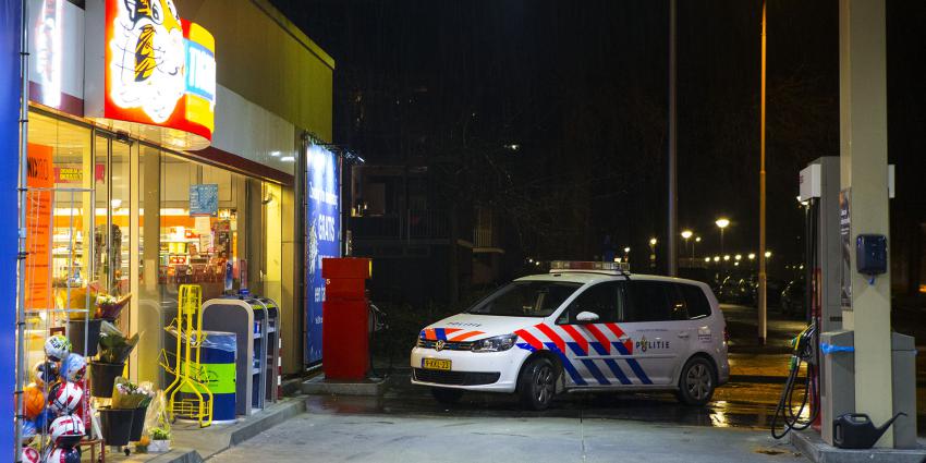 Overval op tankstation in Best