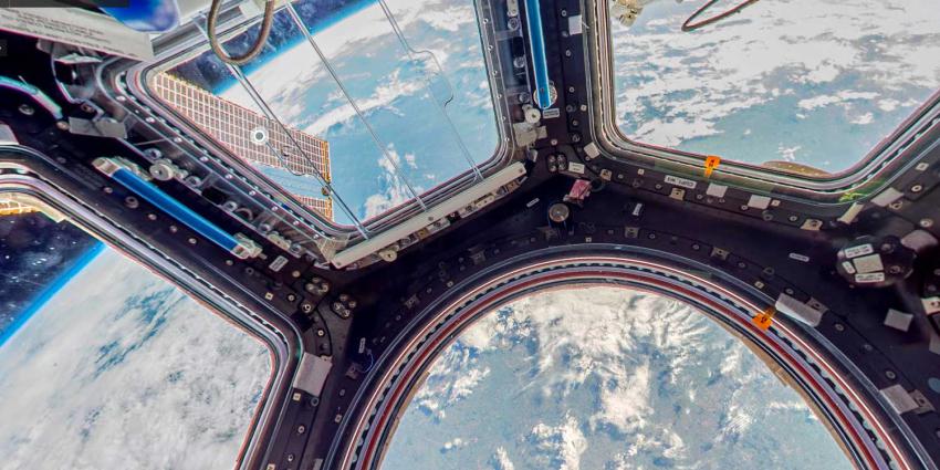 Kijk rond in het International Space Station