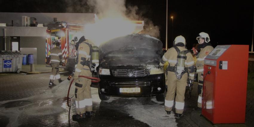 Brandweer blust busje