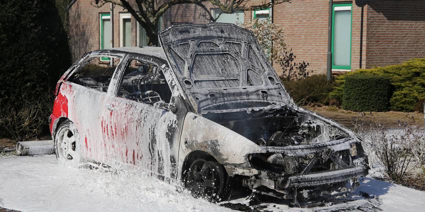Auto uitgebrand aan De Bierwagen in Sint-Michielsgestel