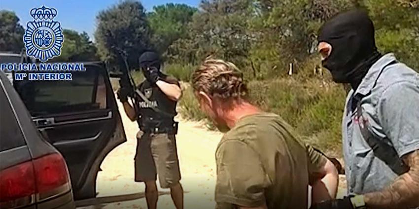 Politie geeft beelden vrij arrestatie Jos B. in Spanje