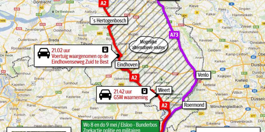 foto van route | Politie