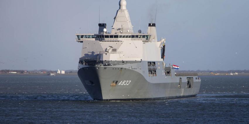 Geniecompagnie en Zr.Ms. Karel Doorman naar Caribisch gebied