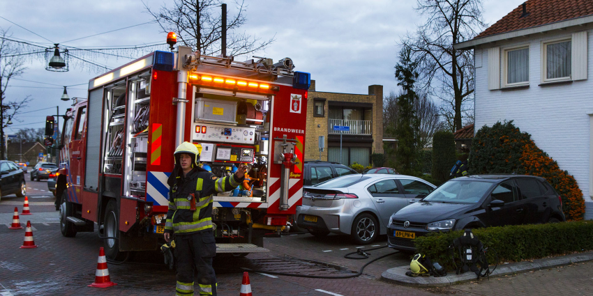 Wasgoed in vlammen op
