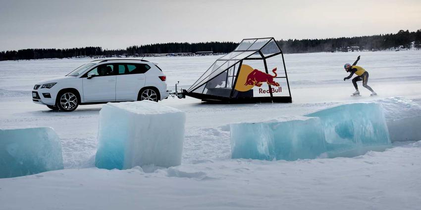 Kjeld Nuis met 93 km/h snelste ter wereld op schaatsen