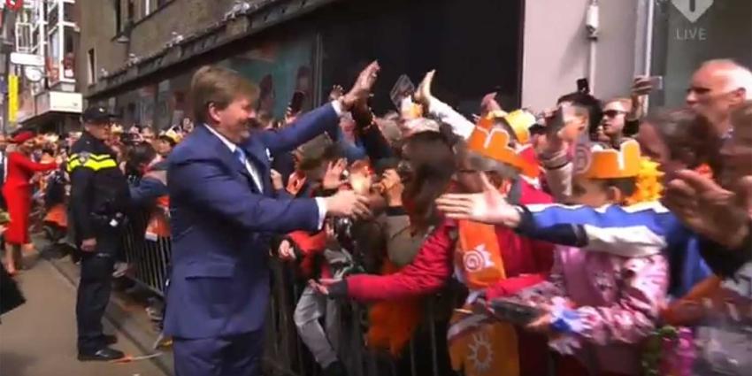 Koning viert 51-ste verjaardag in Groningen