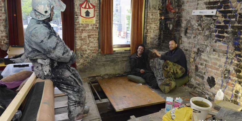 foto van krakersrellen Utrecht | Aneo Koning | www.fotokoning.nl