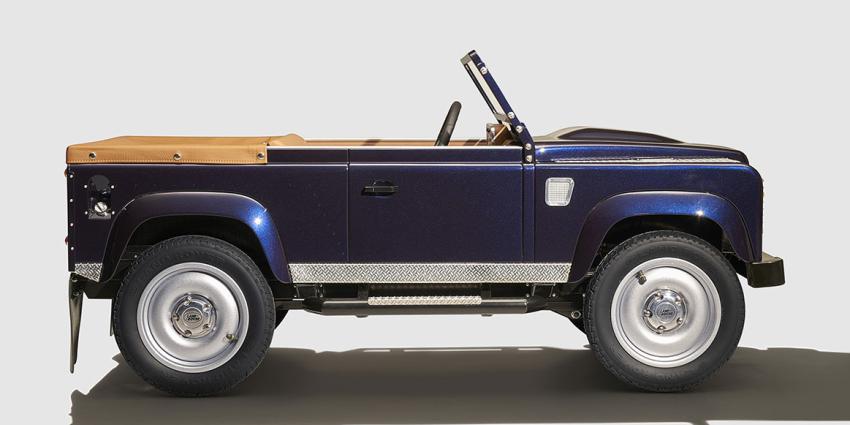 Land Rover komt met op benen aangedreven Defender