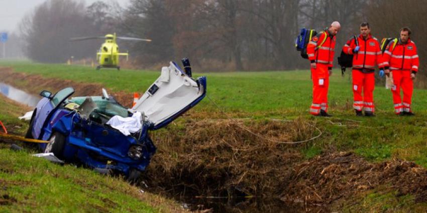 Man overleden bij zwaar ongeval op N210