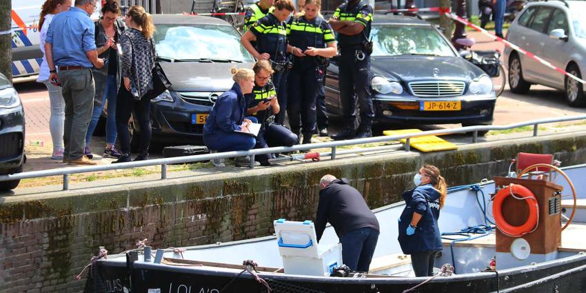 Stoffelijk overschot aangetroffen op boot in Amsterdam