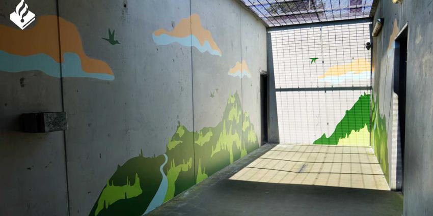 luchtplaats-muurschildering