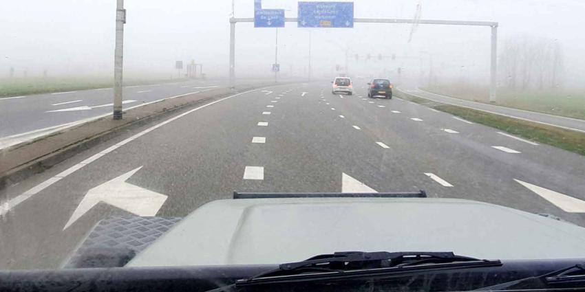 In het westen(dichte) mist, elders nevelig. Vanavond wederom waarschuwing voor mist