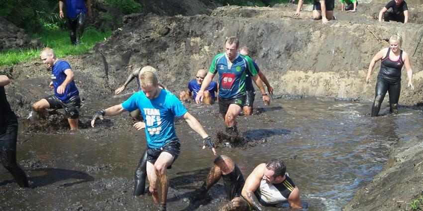 'Moddervette' hindernisbaan rond Gaasperplas