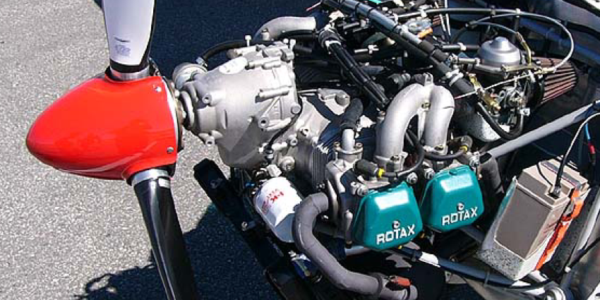 Rotax 912 Vliegtuigmotor gestolen uit hangar