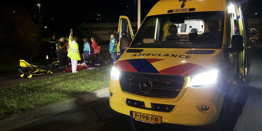 motorrijder-gewond-ambulance