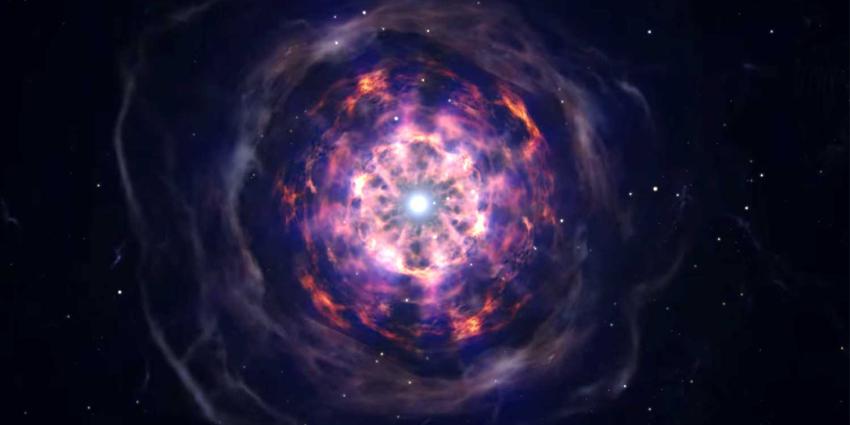 Botsende neutronensterren optisch en door LIGO-detectoren waargenomen