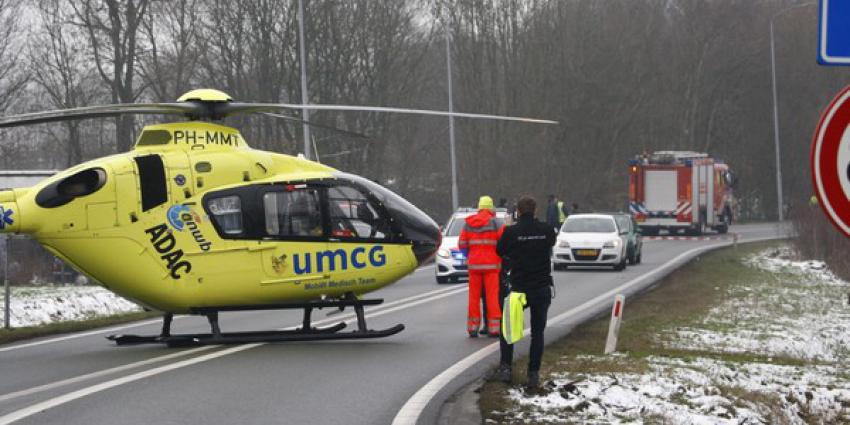 Ongeval N366 bij Nieuwe Pekela