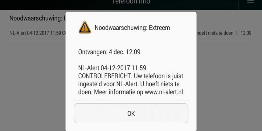 Heb jij hem ook gekregen het landelijk controlebericht NL-Alert?