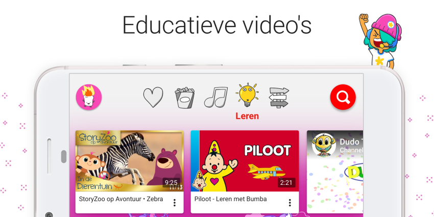 YouTube Kids nu in Nederland beschikbaar