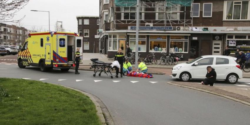 Geschept op zebrapad 