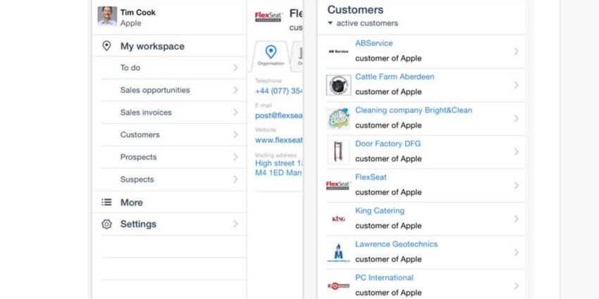 Mobiel CRM de trend