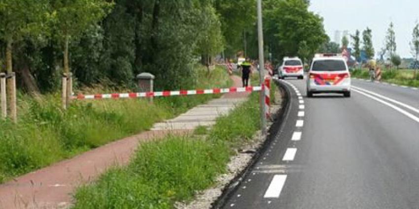politieauto bij afzetting