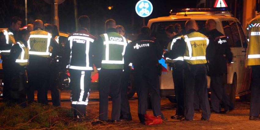 Foto van politie en brandweer in donker | Archief EHF