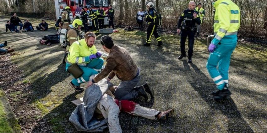 Doden en gewonden bij oefendag gezamenlijke hulpdiensten