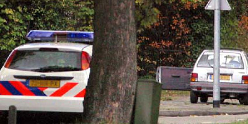 Foto van politieauto en personenauto | Archief EHF