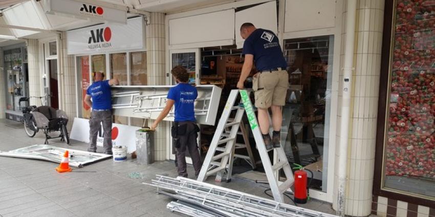 Ramkraak op AKO-winkel in Amsterdam 