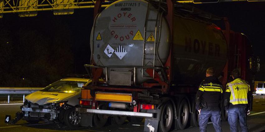 Enorme ravage na ongeval met meerdere voertuigen op A2 bij Liempde