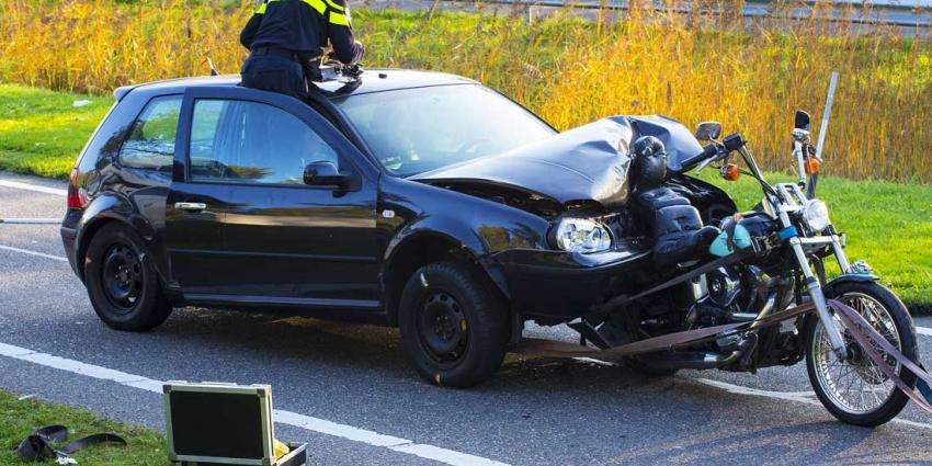 Reconstructie zwaar ongeval met motor op A2 bij Liempde